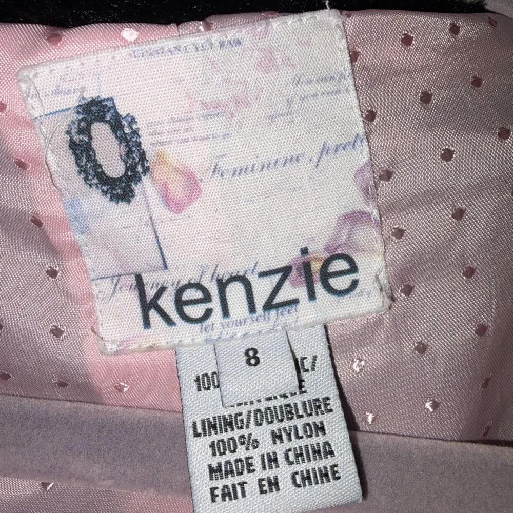 Kenzie Girls Black Faux Fur Jacket Soft Plush Cozy Size 8 - Picture 7 of 10